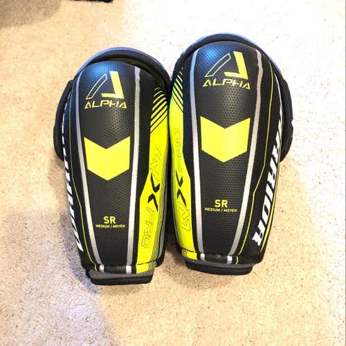 Warrior Alpha QX Pro Elbow Pads - Sr Medium