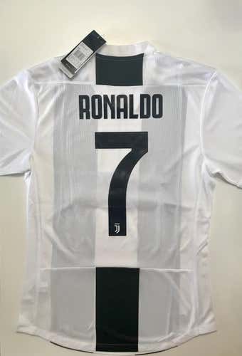 RONALDO JUVENTUS ADIDAS HOME PLAYER SOCCER JERSEY NEW