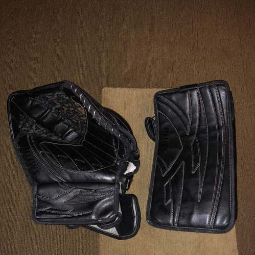 Pete Smith (Sr/Adult) Goalie Glove and Blocker Combo *Super Rare/Great Condition