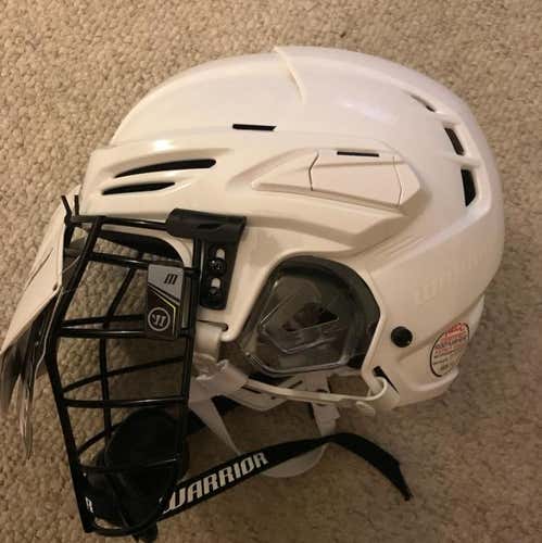 Brand New W/Tags Warrior Box Lacrosse Helmet W/Fatboy Facemask