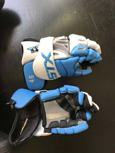 Blue Johns Hopkins STX K18 gloves