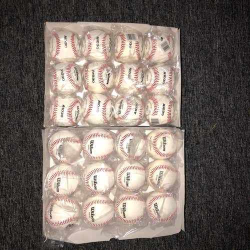 2 Dozen Wilson A1030 Baseballs
