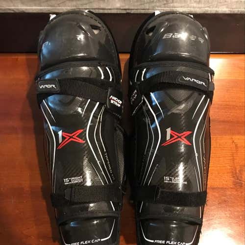 Bauer 1X Shin Pads Size 15