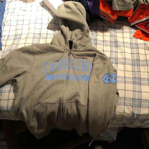 UNC Nike Lacrosse Zip Up Hoodie