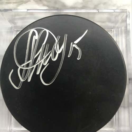 Autographed Signed Chicago Blackhawks Artem Anisimov Puck