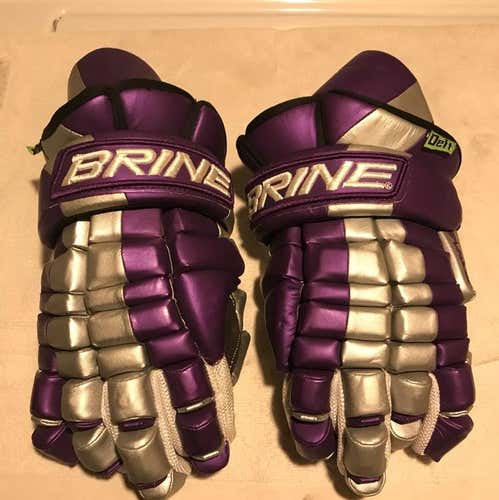 Brine Deft Lacrosse Gloves. Mint!