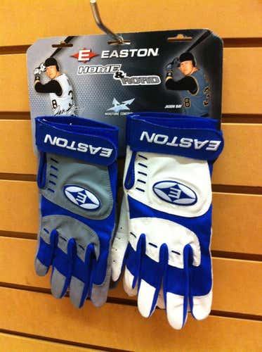 Easton HOME AND ROAD Batting Gloves Adult Small ROYAL BLUE MAKE OFFERS *No Trades*