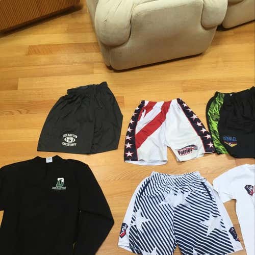 $10 APPAREL LACROSSE SHORTS, GOLF SHIRTS
