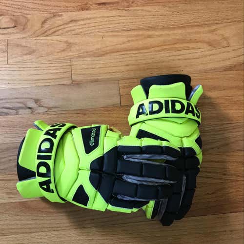 Adidas EQT Lacrosse Gloves - Volt/ Black