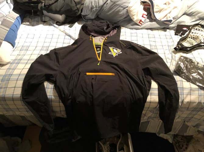 Penguins 1/4 Zip Hooded Jacket