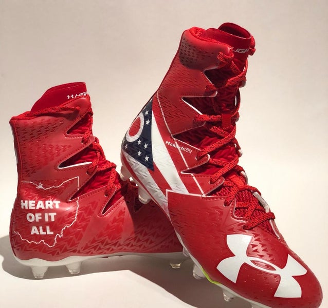 Under Armour Highlight MC LE Size 10 Ohio Lacrosse/ Football Cleats