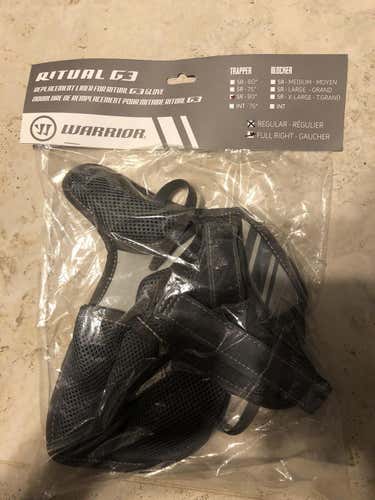Warrior Ritual G3 Trapper Liner New In Bag 90 Catcher Palm Senior Regular