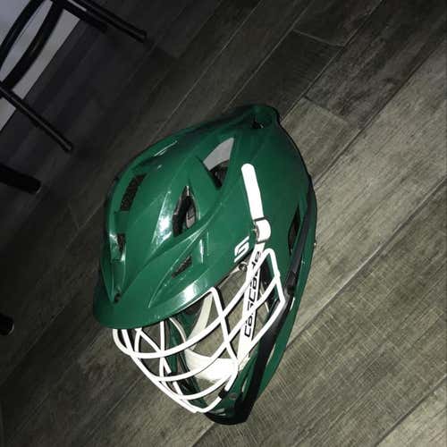 Green And White S Helmet