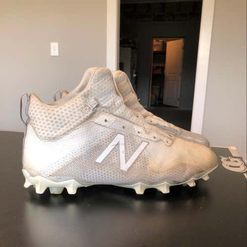 White New Balance Freeze Cleats