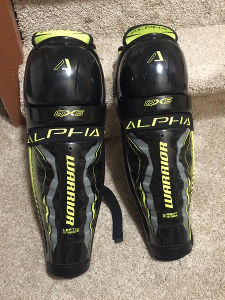 Warrior Alpha QX5 Shin Pads Senior