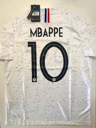 New NIKE MBAPPE FRANCE AWAY CHAMPION SOCCER JERSEY NEW