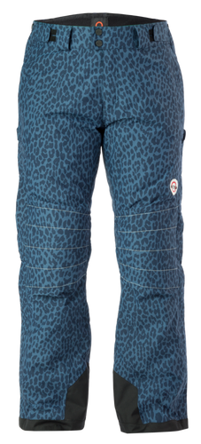 new ARCTICA Side Zip ANIMAL ski Race Pants X-Small womens BLUE 10K waterproof breathable