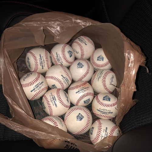 Used MLB Game Balls
