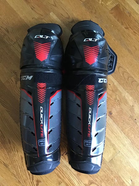CCM Quicklite Shin Pads Senior size 15