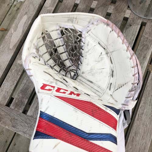 CCM EFLEX 3 QMJHL Pro Return Glove Blocker Red Blue