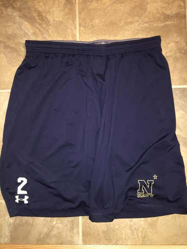 Navy Lacrosse Team Issued Practice Shorts