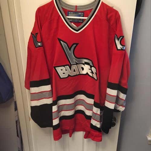 KC Blades IHL Hockey Jersey Rare!!!