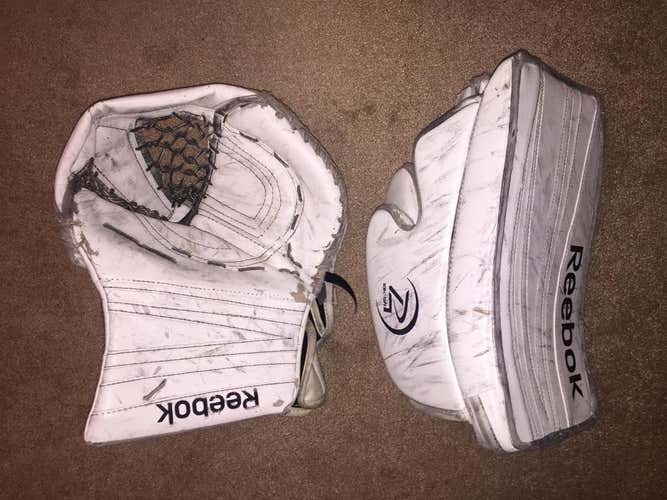 Reebok PREMIER 4 18K Goalie Glove & Blocker Regular Senior