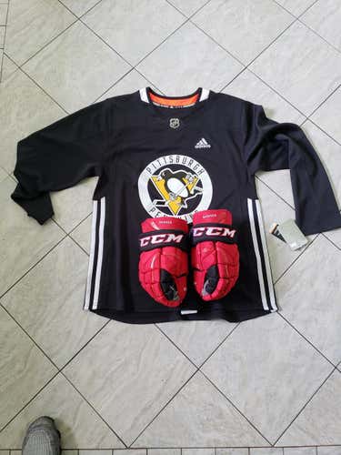 Trade @BacklundCards11     Skinner mitts, pens jersey