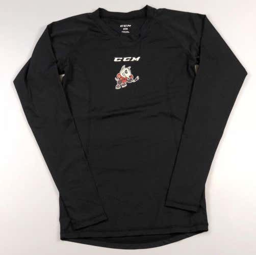 Pro Stock Pro Return Large CCM Speedwick Long Sleeve Shirt Niagara Ice Dogs