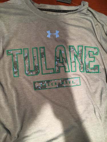 New w/ Tag UA Tulane Green Wave LE Long Sleeve Tee
