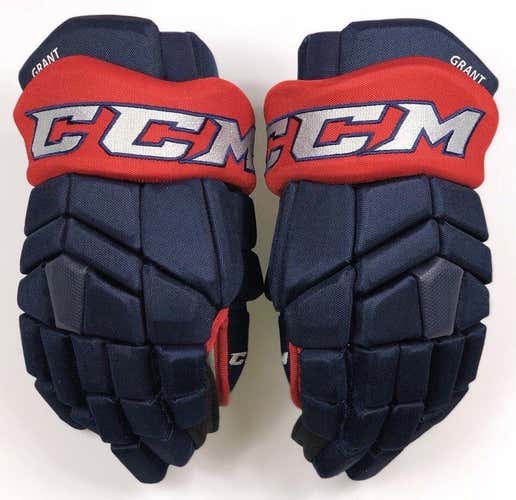 Pro Stock Pro Return 14” CCM HGTK Gloves Columbus Blue Jackets