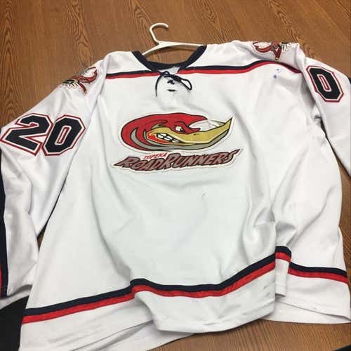 Game Worn Topeka RoadRunners Jersey