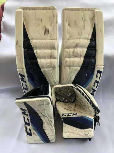 CCM Extreme Flex III Pro Hockey Goalie Set 34+1.5" Pads, Blocker, and Catcher