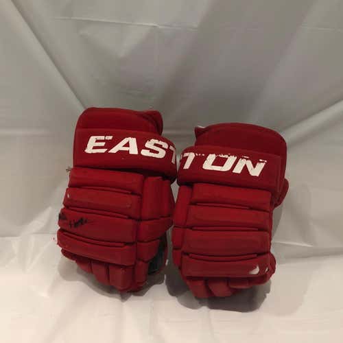 Red Pro Stock Easton Pro Gloves 14” (36cm)