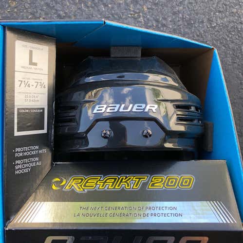 FS:  Bauer Reakt 200, LG, Black (Brand-New)