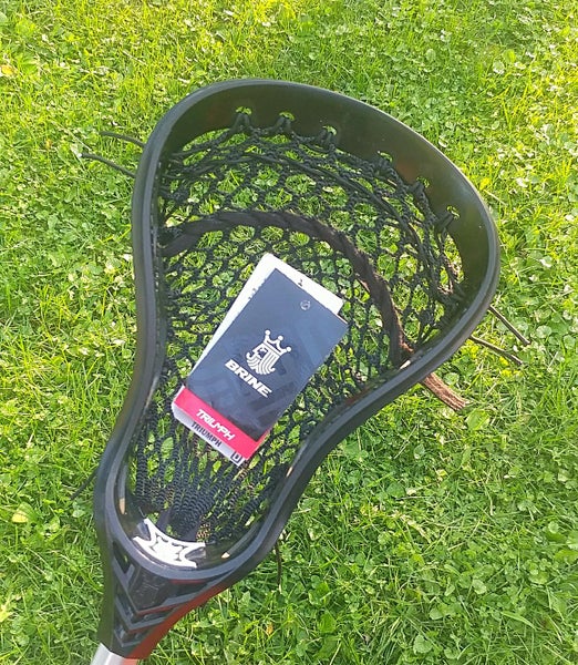 1 NEW Brine Triumph X Lacrosse Head Hand Strung w/G3 Semi-Soft Mesh
