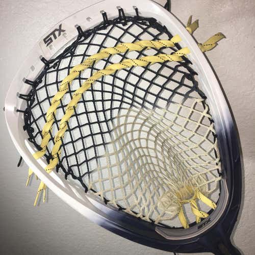 STX Shield Strung With ECM Wax, Navy Fade Dye