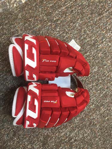 Brand New with tags CCM 4 ROLL PRO Gloves 13” Senior color Red $90