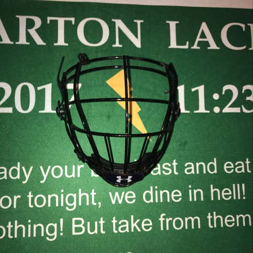 Black Under Amour Box Lacrosse Cage