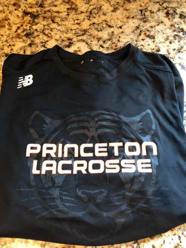 Princeton lacrosse practice shirt long sleeve team issued