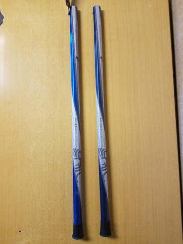 New Pair of Brine Swizzle scandium Shafts - 1 Royal, 1 Navy