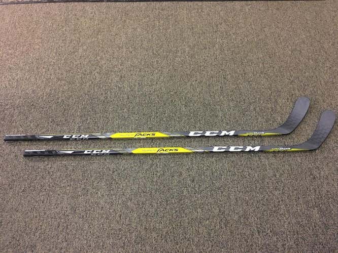 Pro Stock CCM Super Tacks Grip Hockey Stick LH P29 85 Flex 2-PACK *NEW*