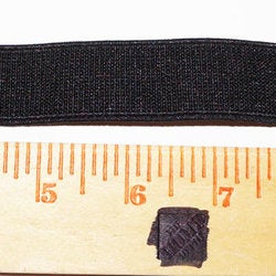 2 PC - METAL HOOK & BLACK ELASTIC STRAP REPLACEMENT PART FOR SPORTS GEAR USED