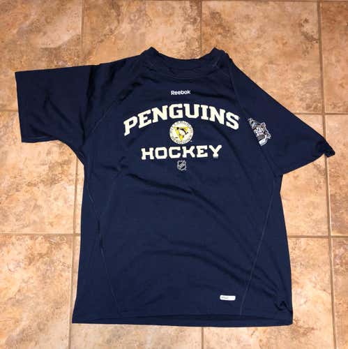 Pro Stock Small Reebok Speedwick Pittsburgh Penguins 2011 Winter Classic