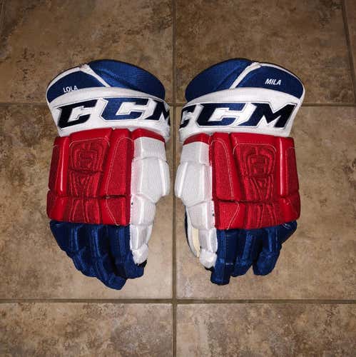 Pro Stock 14” CCM CL Gloves New York Rangers