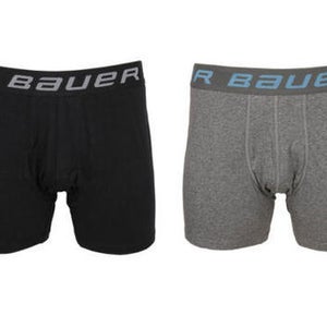 Bauer Hockey Boxer Briefs Underwear *NEW* Black Medium