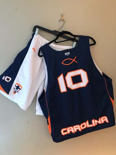 FCA Lacrosse Shorts and pinnie