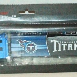 TENNESSEE TITANS COLLECTIBLES NFL 1:80 DIECAST SEMI TOY TRUCK TRACTOR TRAILER 2012