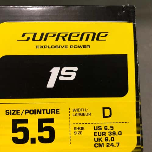 FS: Bauer 1S, 5.5 D, Brand-New