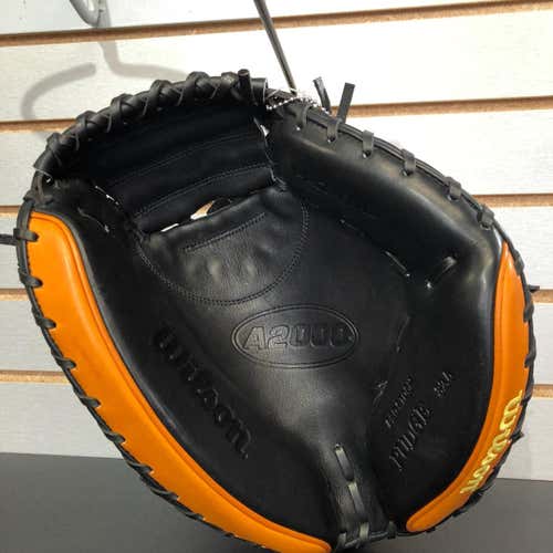 Wilson A2000 Pudge Rodriguez Catcher Mitt Baseball Mitt "Road" 32.5 Inch A2000